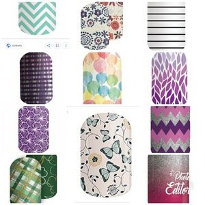 Assorted jamberry nail wraps